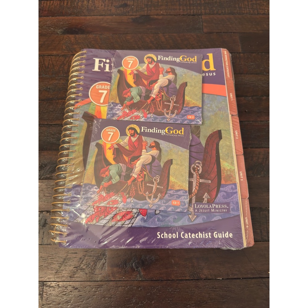 Loyola Press Finding God Grade 7 School Catechist Guide & CDs 9780829438888 NEW